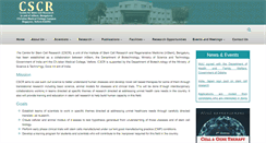 Desktop Screenshot of cscr.in